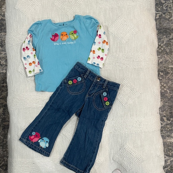 Gymboree Light Blue Cotton Top - Picture 1 of 3